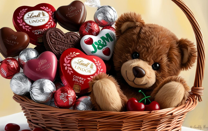 Beary Sweet Valentine’s Day Gift Basket